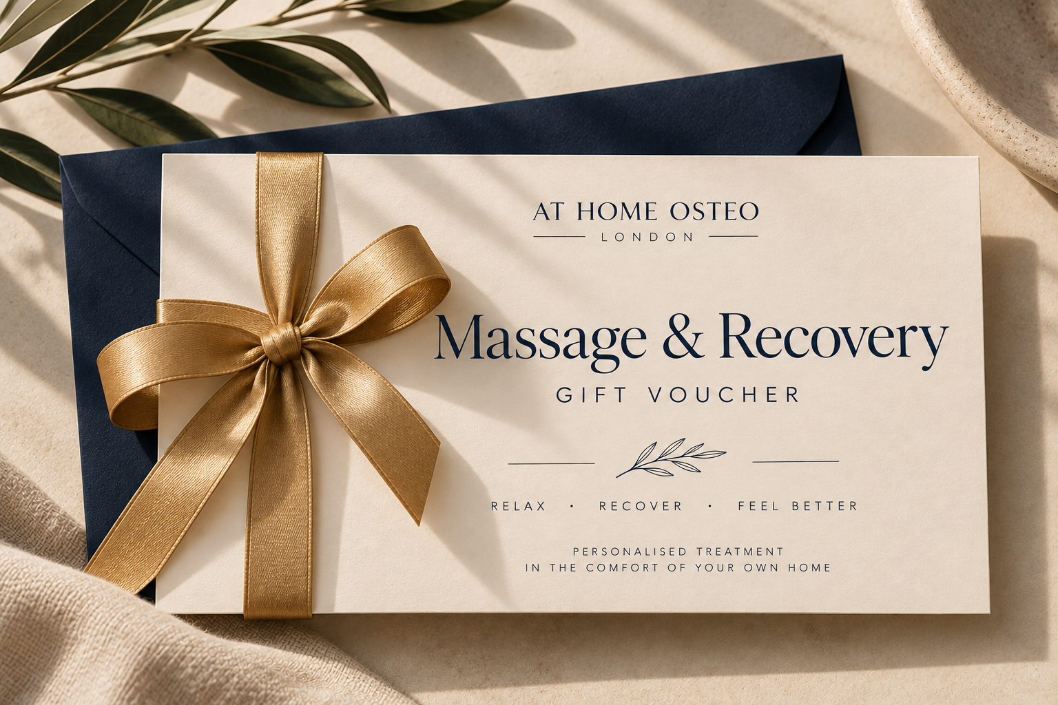 Massage & Recovery Gift Voucher