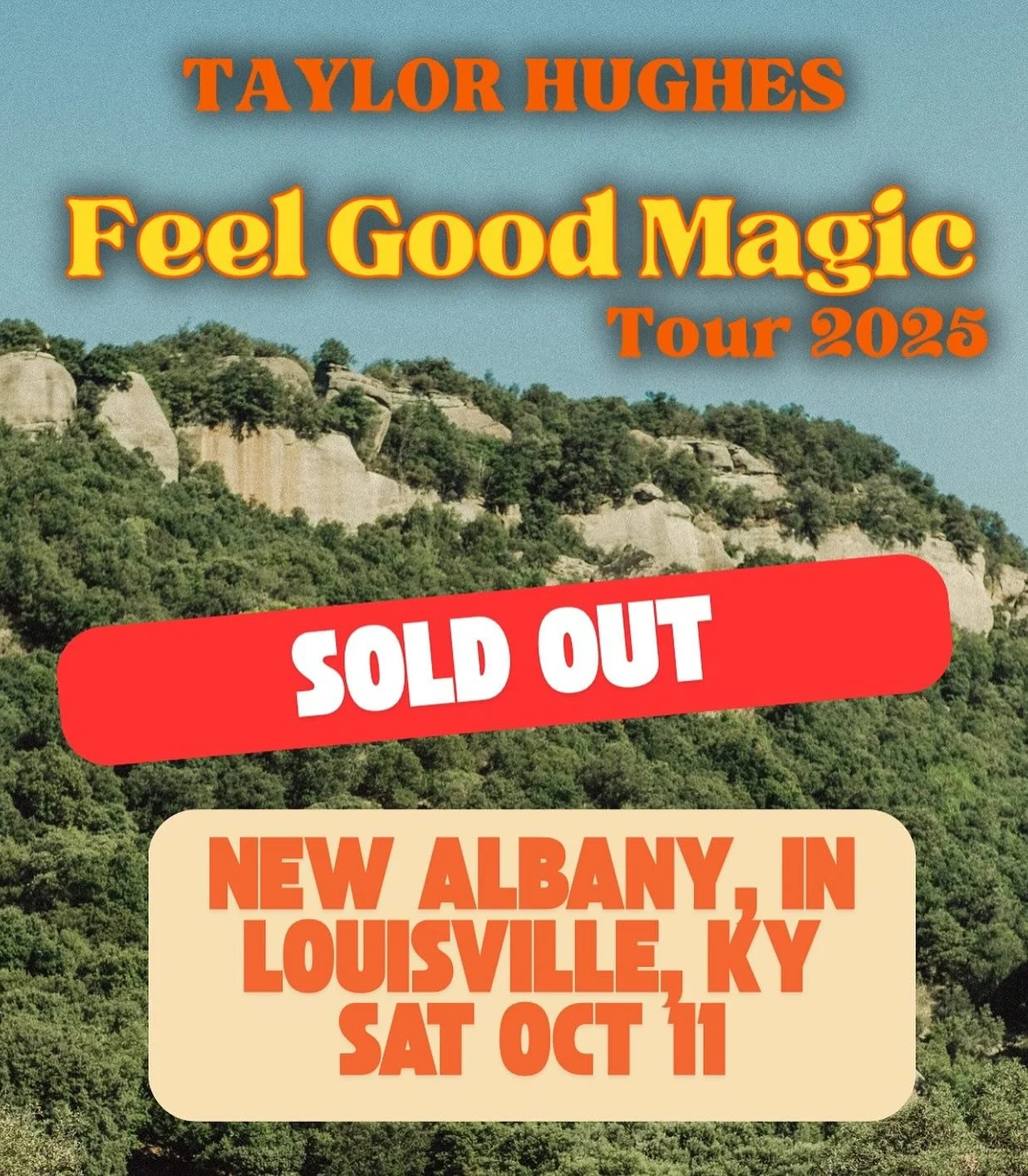 Looking forward to this Saturday sold out show in Louisville!!!