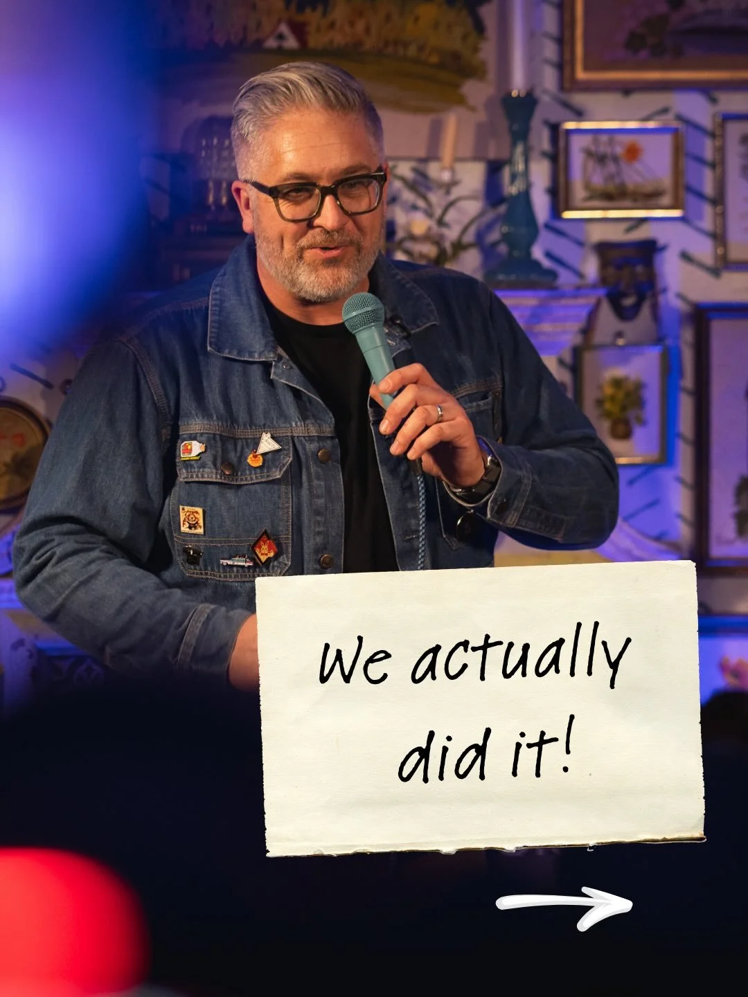 Tomorrow on YouTube! Full storytelling show 

#comedy #storytelling #livingroom #vintage #family