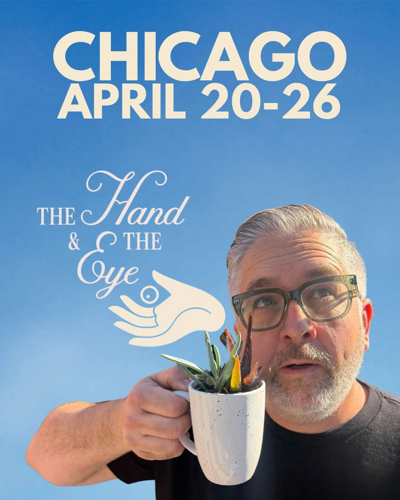 Unbelievably excited to be performing for the opening of Chicago&rsquo;s newest venue @thehandandtheeye April 20-26th!