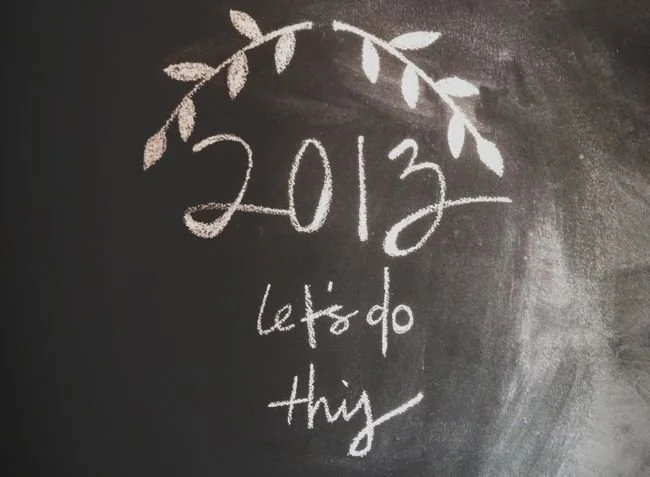 January &amp; 2013 Yearly Goals!