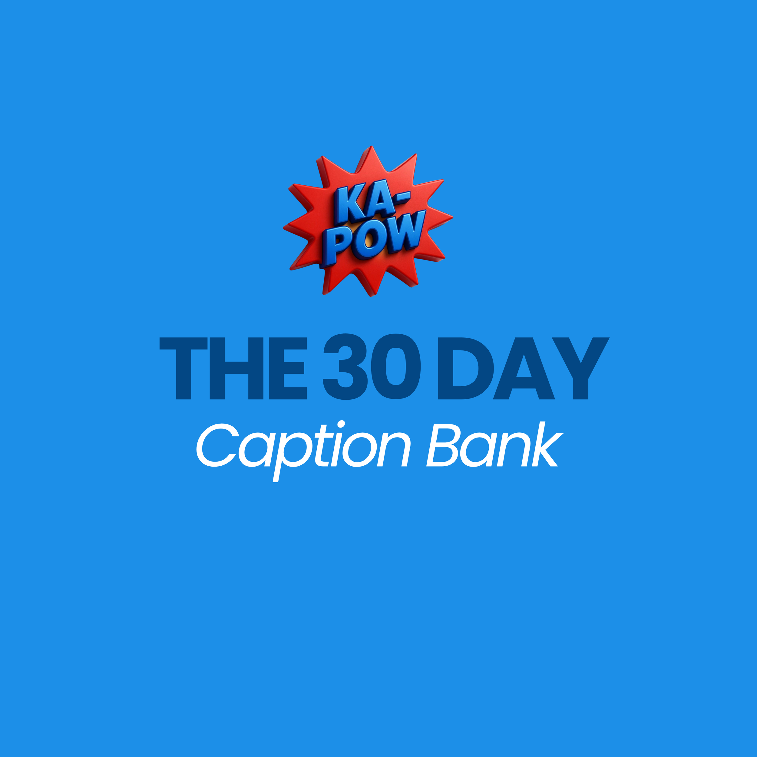 The 30 Day Plug & Play Caption Bank