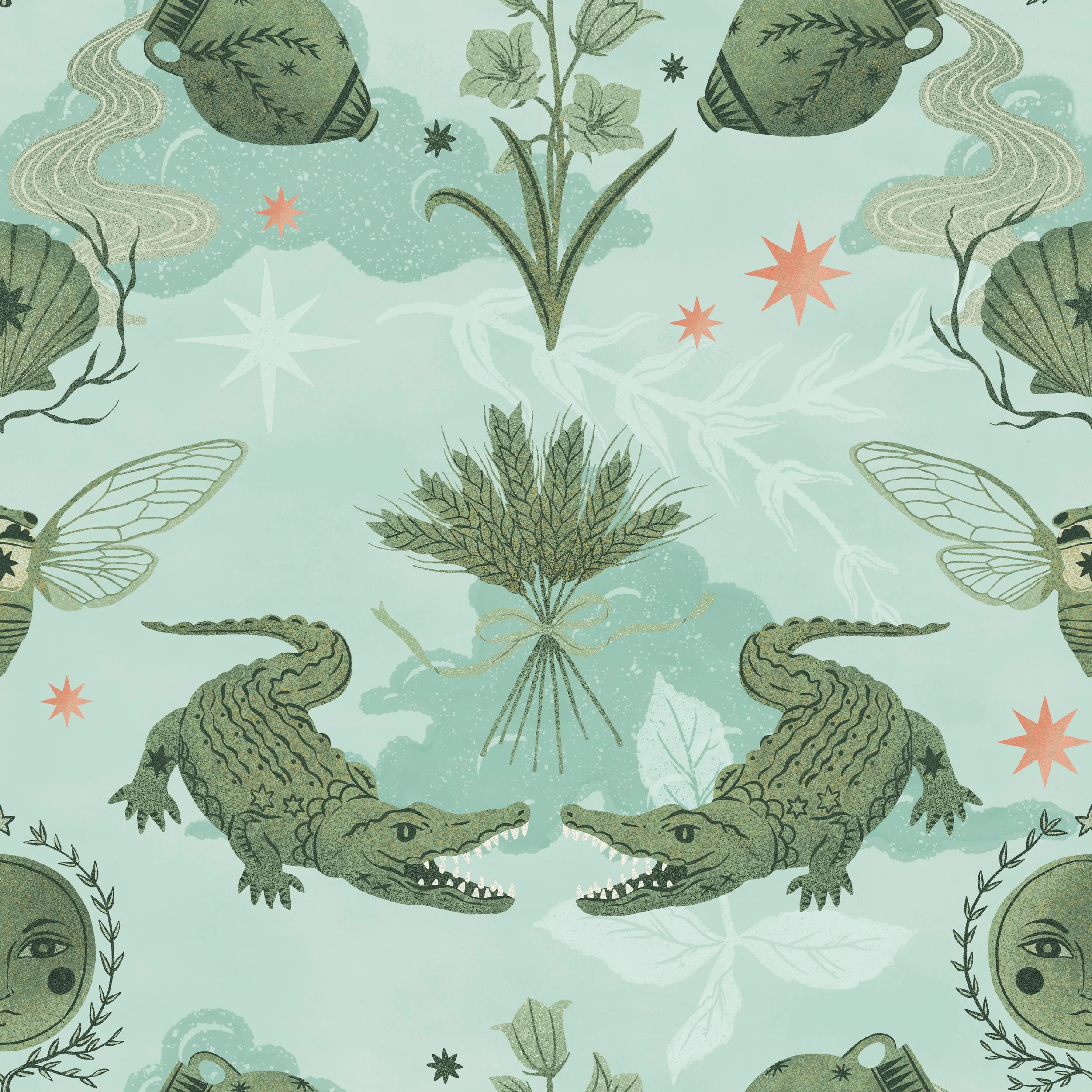 Summer Ceremony Repeat Print