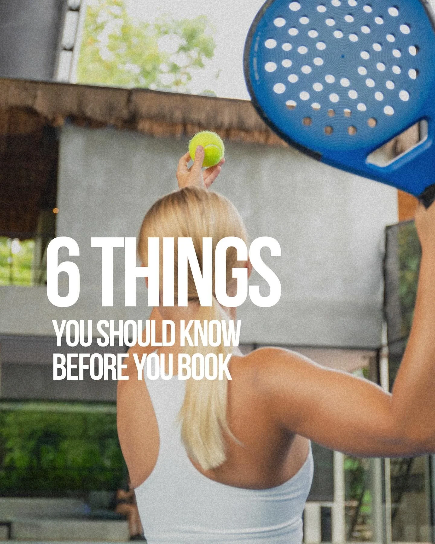 Thinking about joining a Padelife Retreat? 🌏 Here are 6 things you should know before you book 🌞🔥

Links in bio to explore our upcoming retreats✨