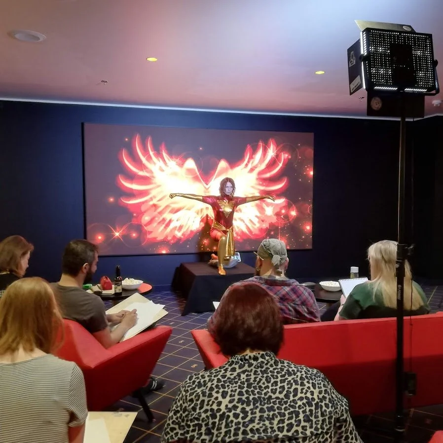 Drink & Draw @CinamonKino