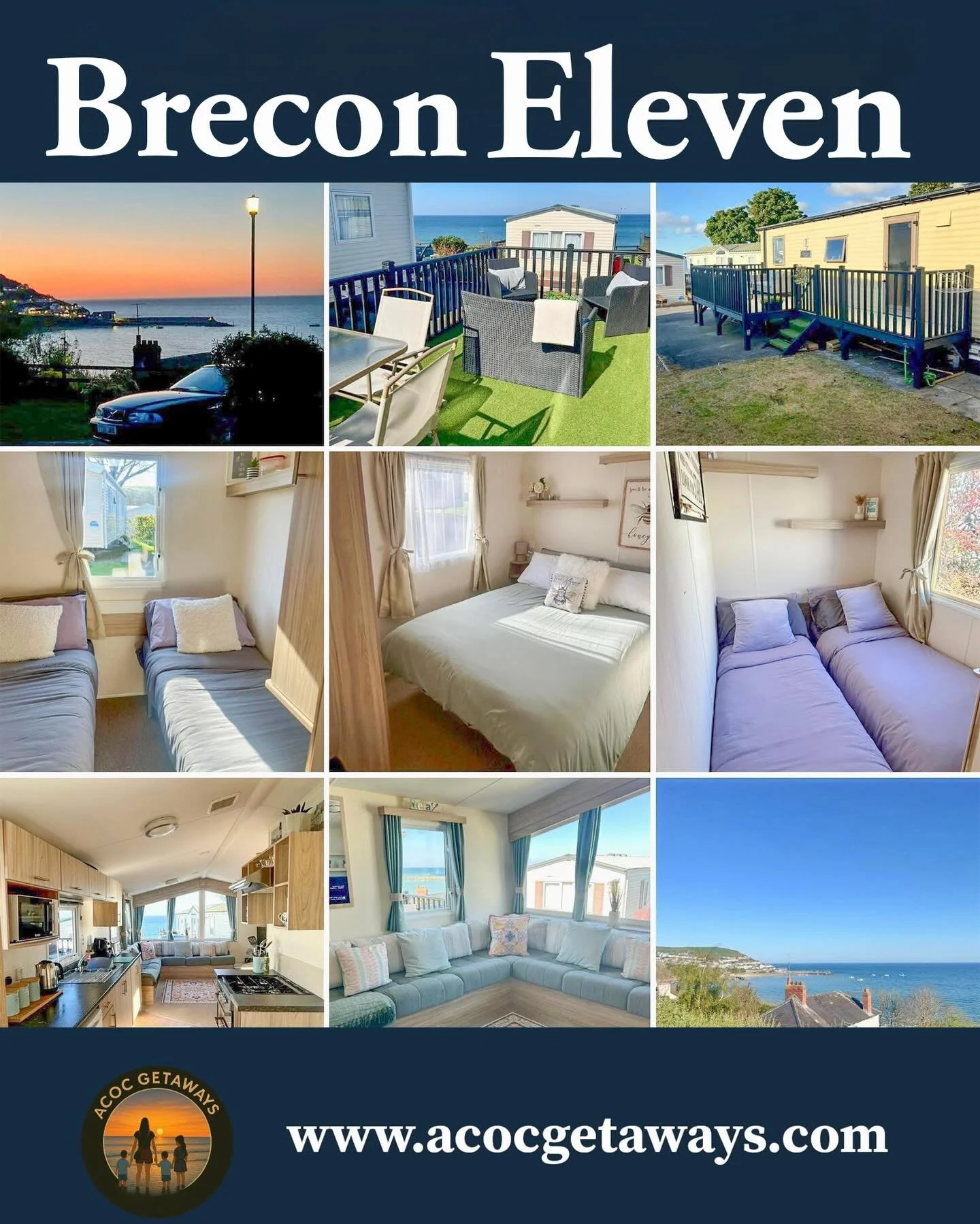 Brecon Eleven &ndash; Coastal Comfort

Brecon Eleven is a bright caravan set in a beautiful area of Quay West Holiday Park. Its unique layout means there are no long corridors or clashing bedroom doors, creating an open, easy-flowing space throughout