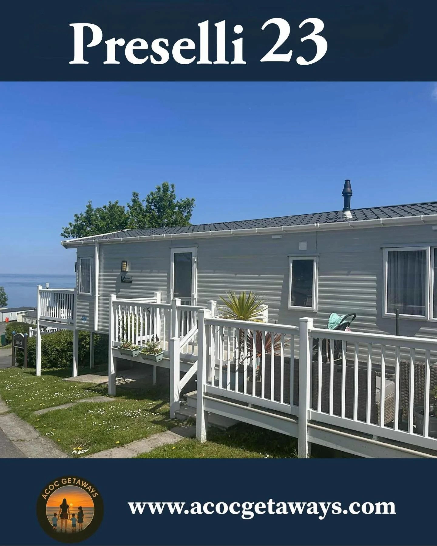 ✨ Escape to New Quay, Wales! ✨

Enjoy a relaxing coastal break in our modern, beautifully kept 2 bedroom caravan with stunning sea views. With a spacious wrap-around deck, comfy outdoor seating, a cosy lounge, fully equipped kitchen and welcoming bed