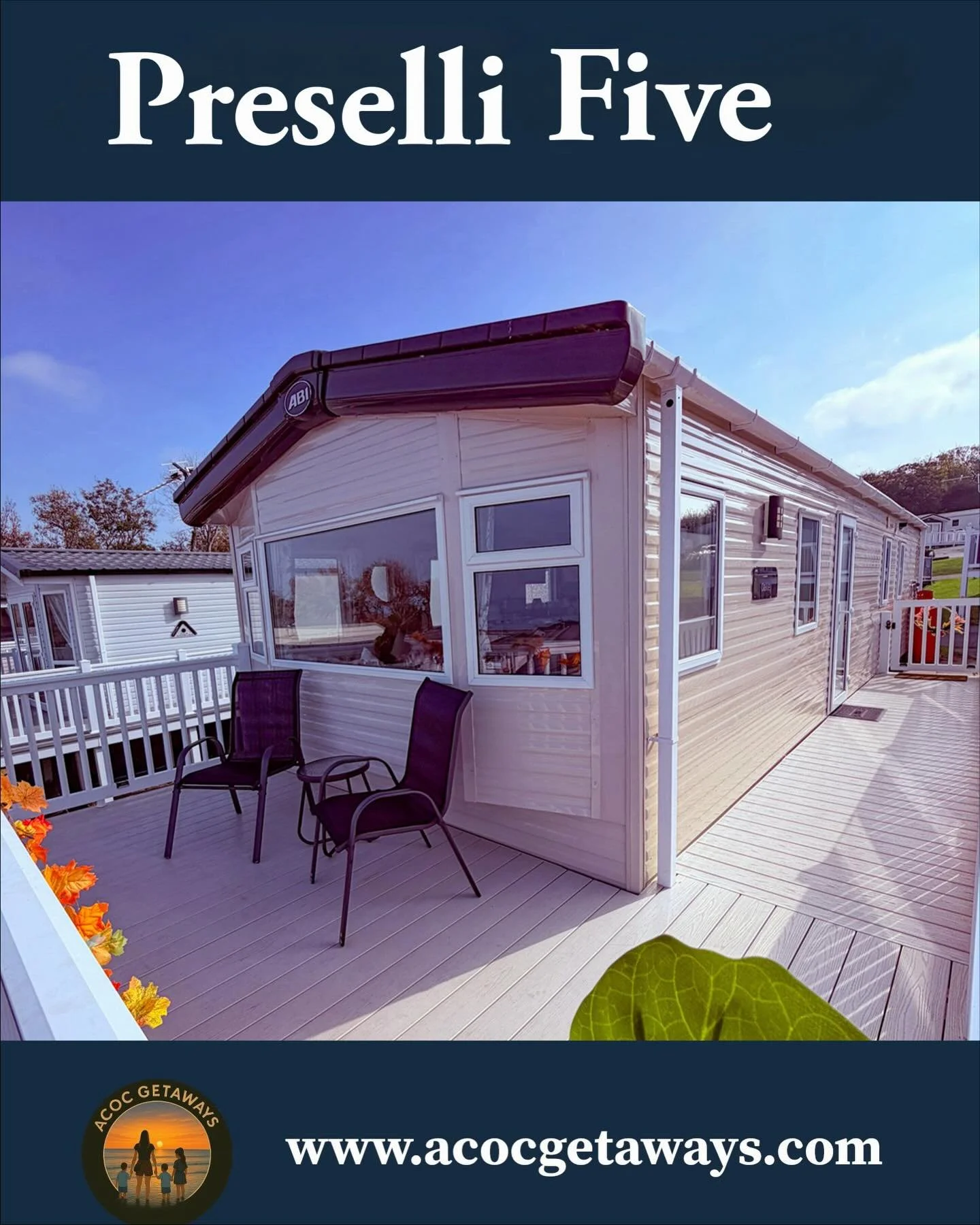 Indulge in a coastal escape at our beautiful New Quay caravan. 

Inside, enjoy three stylish bedrooms (including an ensuite master), a spacious sea-view lounge with an L-shaped sofa, a modern fully equipped kitchen with your own coffee machine, and a