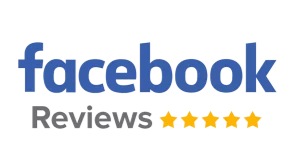 Facebook Reviews logo with five gold stars