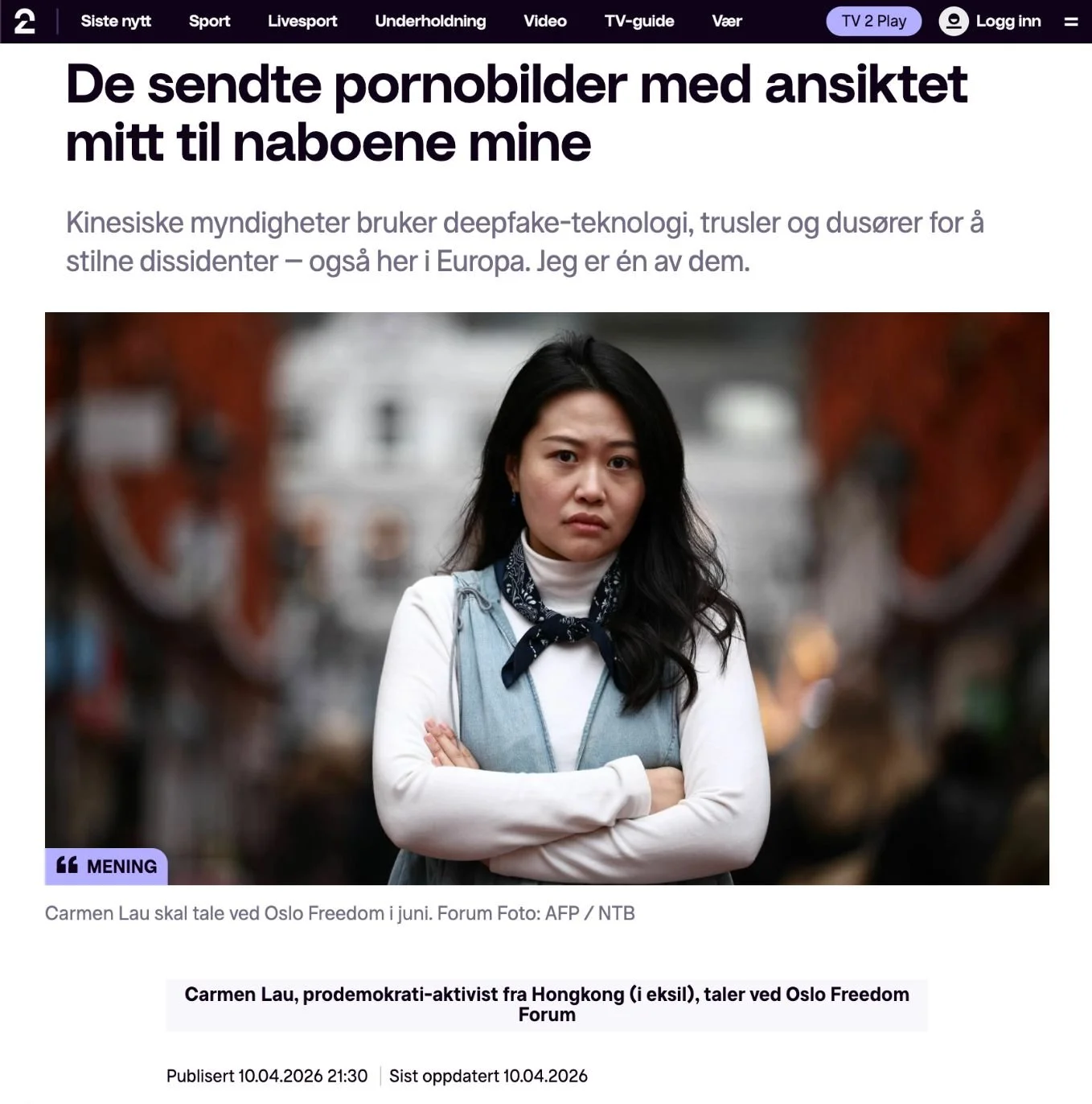 TV2 Op-ed