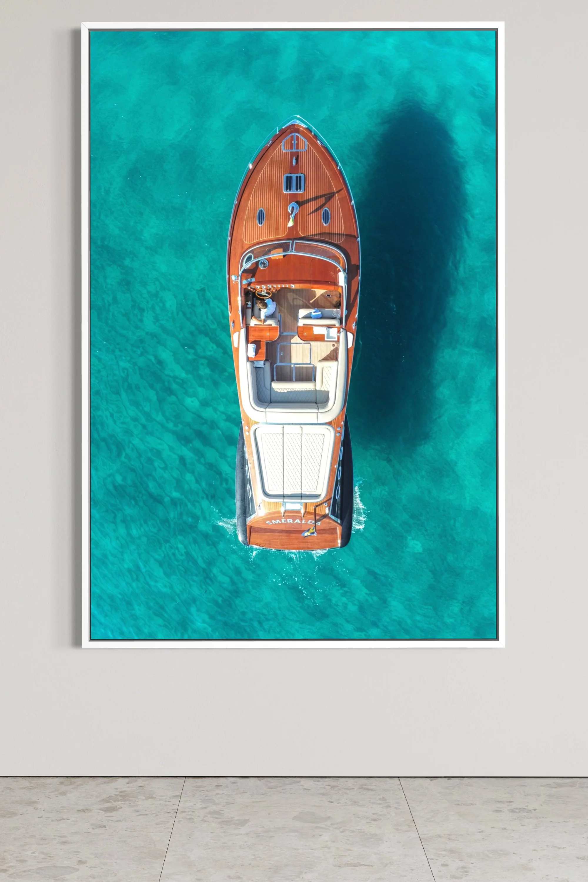 FRAMED WHITE ALU DIBOND