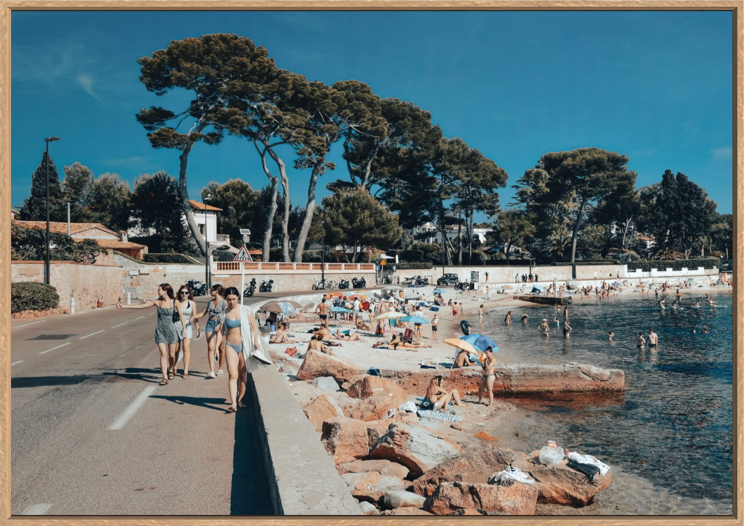 HITCHIKERS Available in Print Only 120x80cm & Framed Glass 120x80cm