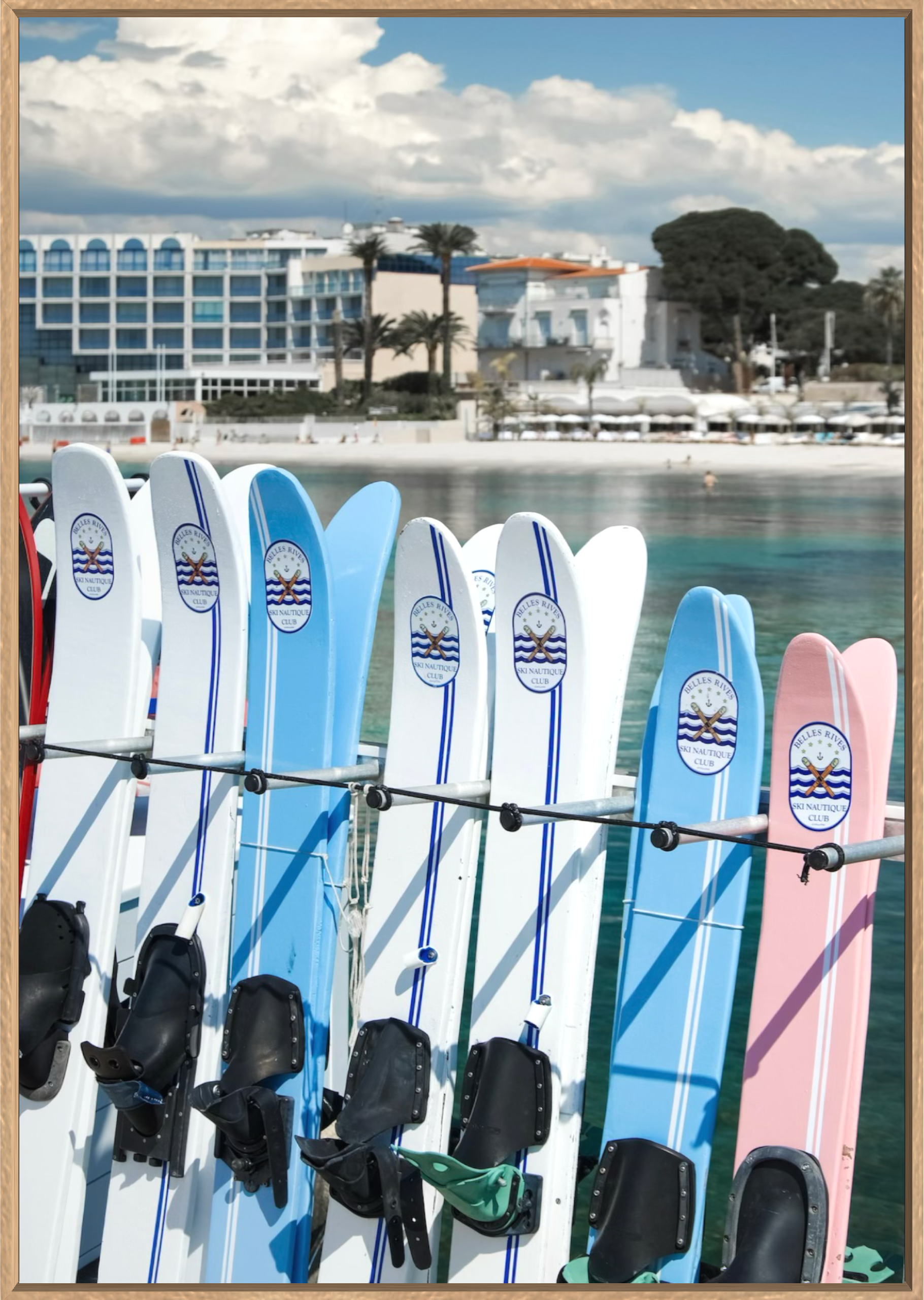 SKI NAUTIQUE, BELLES RIVES Available in Print Only 100x70cm