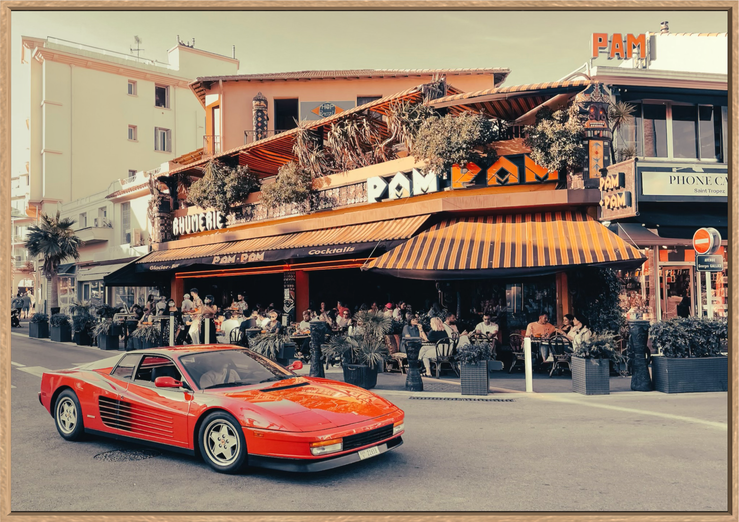 PAM-PAM Available in Print Only 70x50cm & Framed Glass 120x80cm