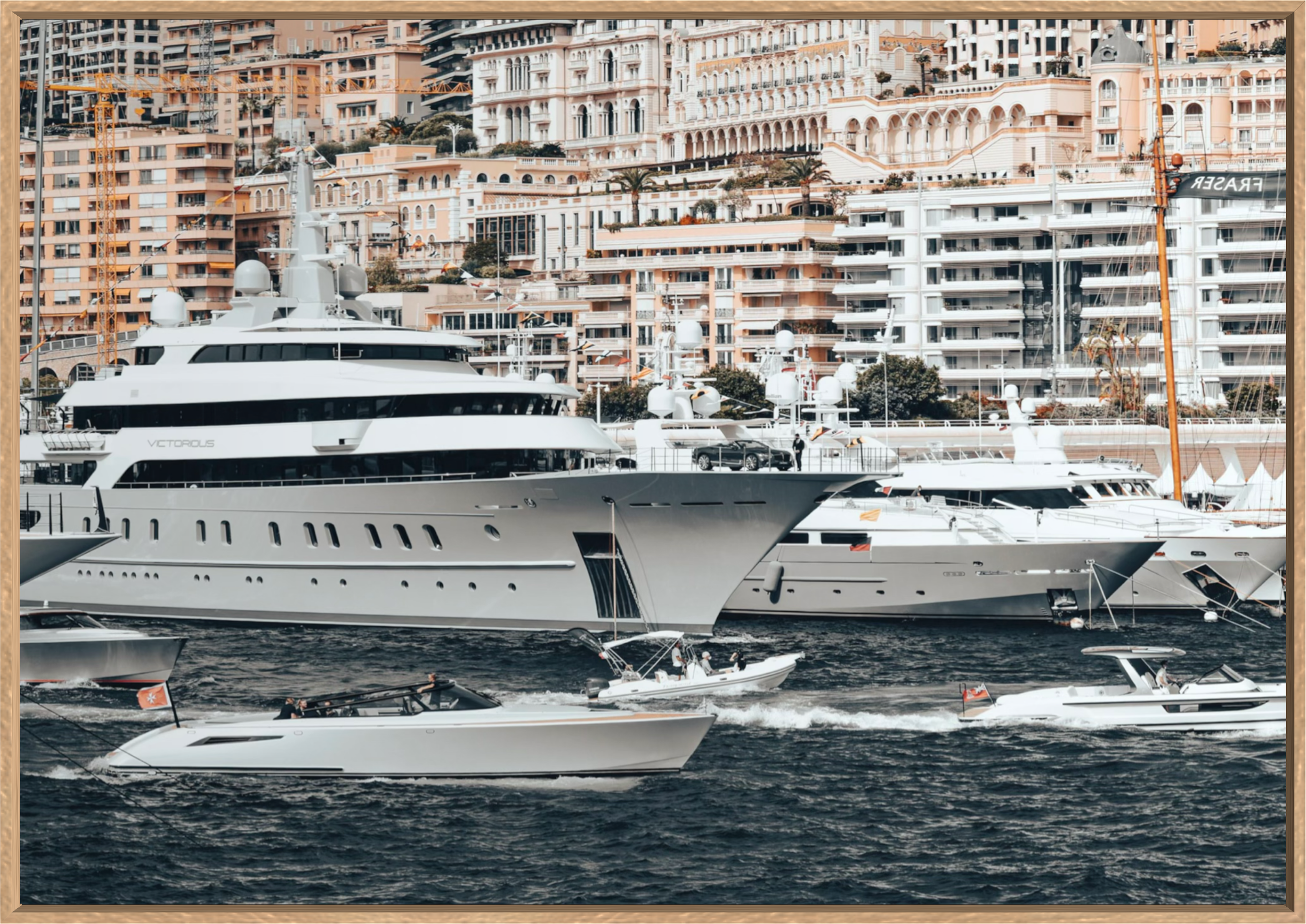 BENTLEY ON BOARD Available in Alu/Dibond White Frame 100x70cm