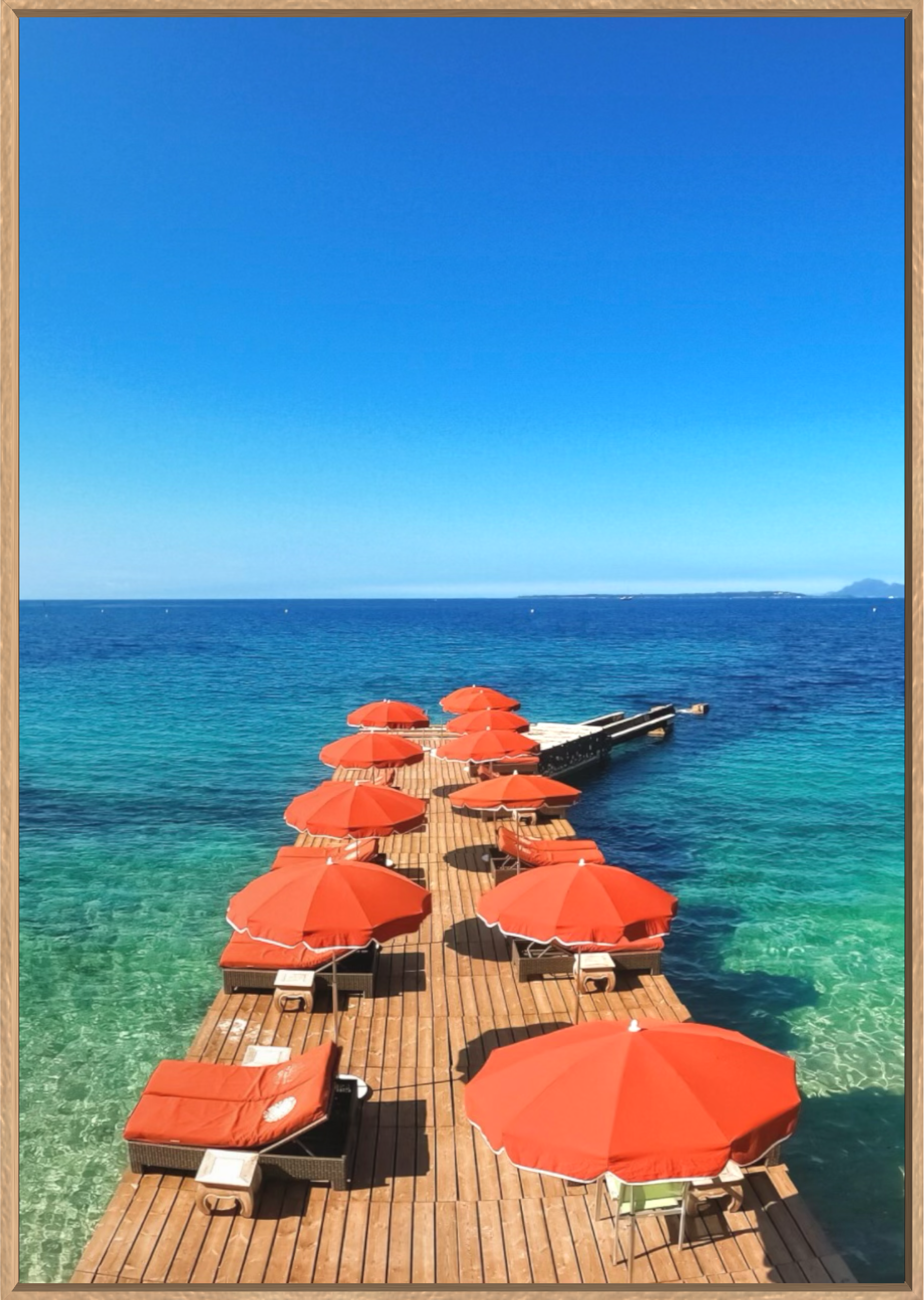 PLAGE LE COLOMBIER Available in Alu/Dibond 120x80cm & Print Only 80x60cm