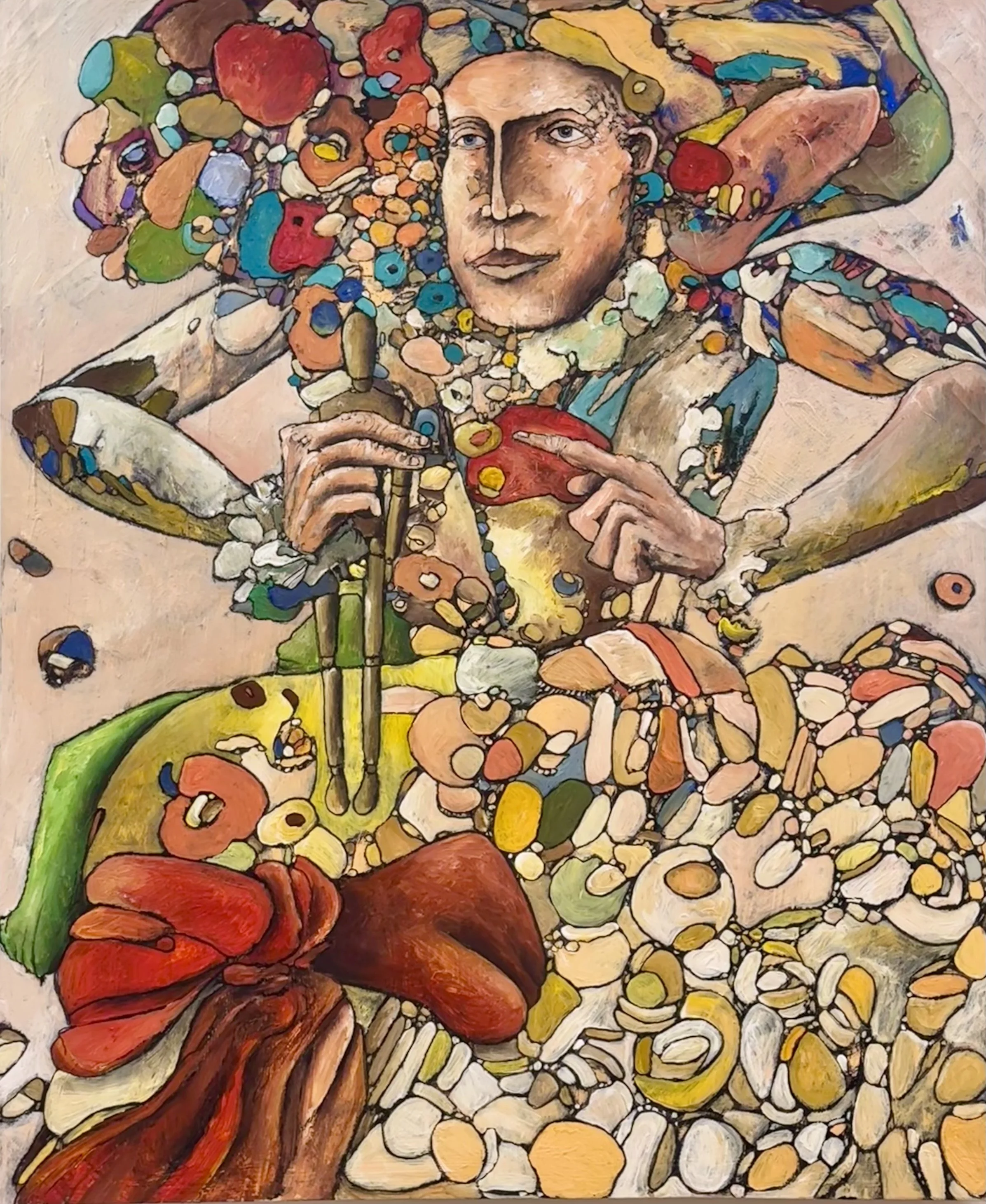 The re-birth of desire  _ Acrylic 120x100 cm