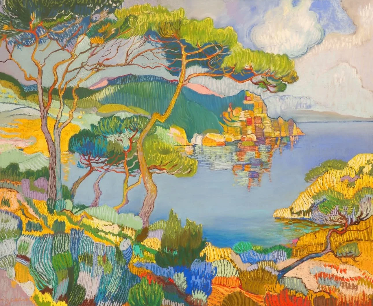 Lanscapes of my Memory VP_8
Soft pastel on paper _83x70 cm