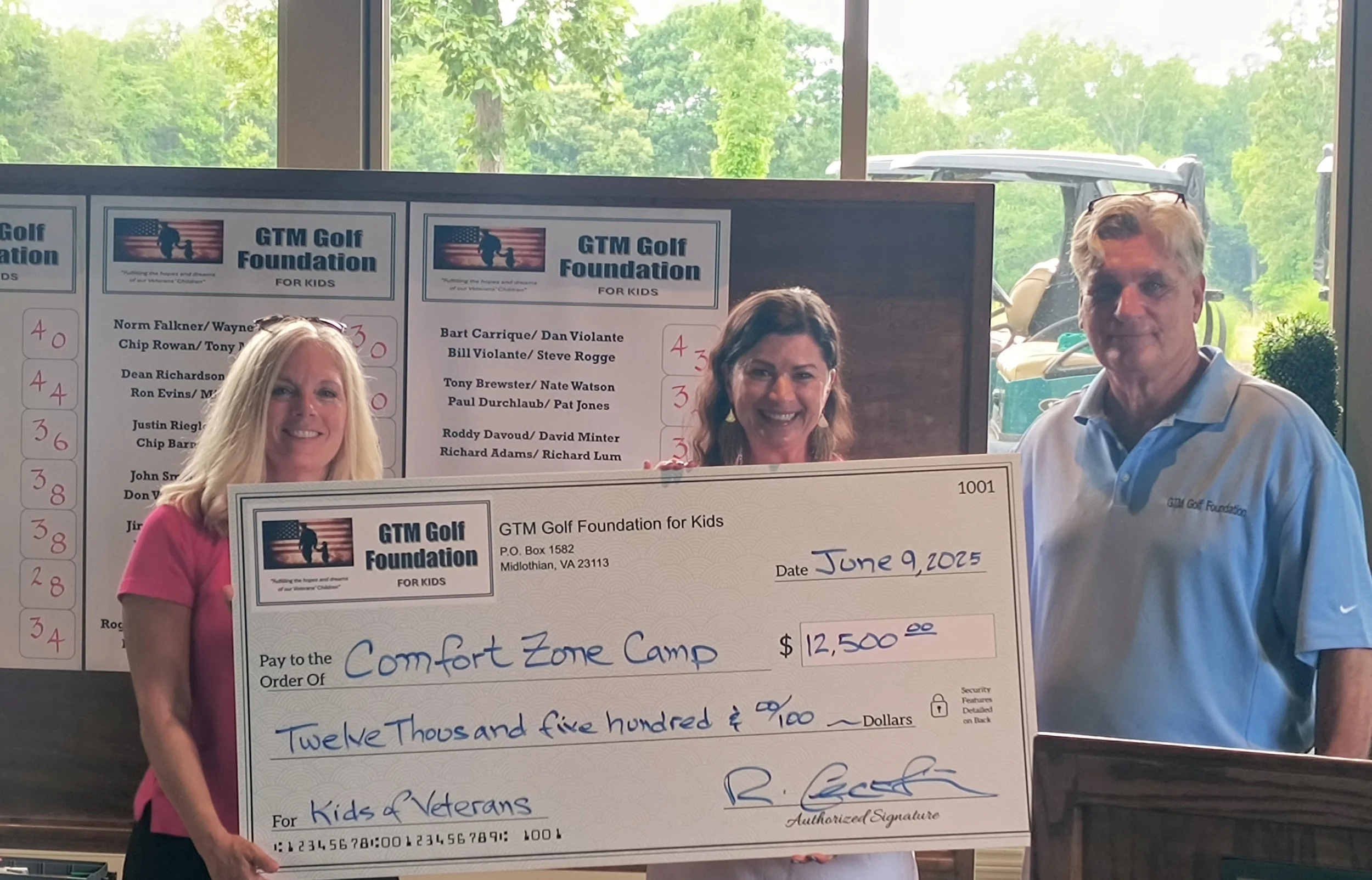 Granting Comfort Zone Camp $12,500 to send 16 Kids to their Grief Counseling Camp