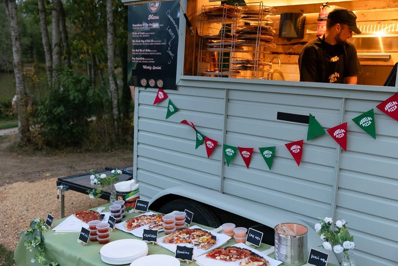 We had a fantastic time a couple of weeks ago catering for a lovely wedding! We never managed to take any pictures but the Bride &amp; Groom managed to get us some snaps taken by their friends &amp; family😁

If you are looking for catering on your s