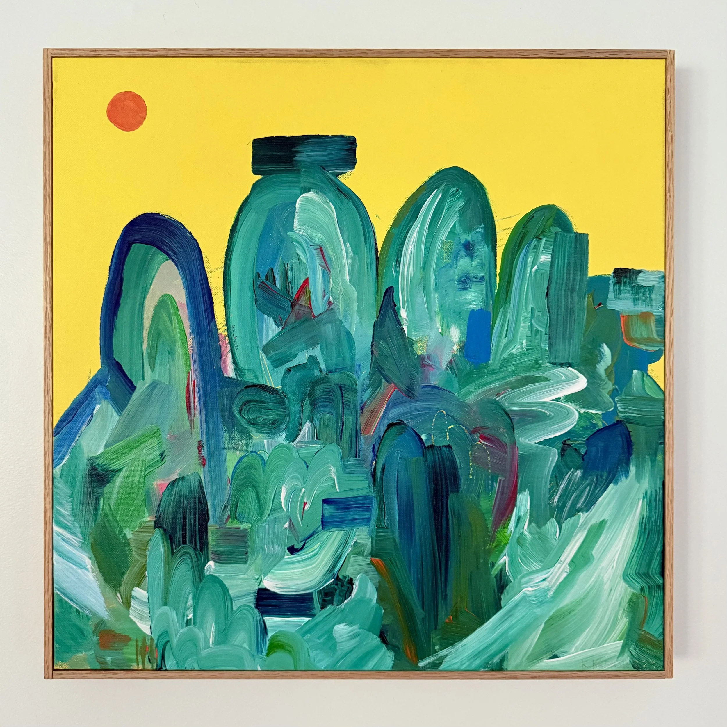 "Expedition for no one"

24 in x 24 in / 61 cm x 61 cm

Acrylic on gallery wrapped canvas, handmade red oak frame.