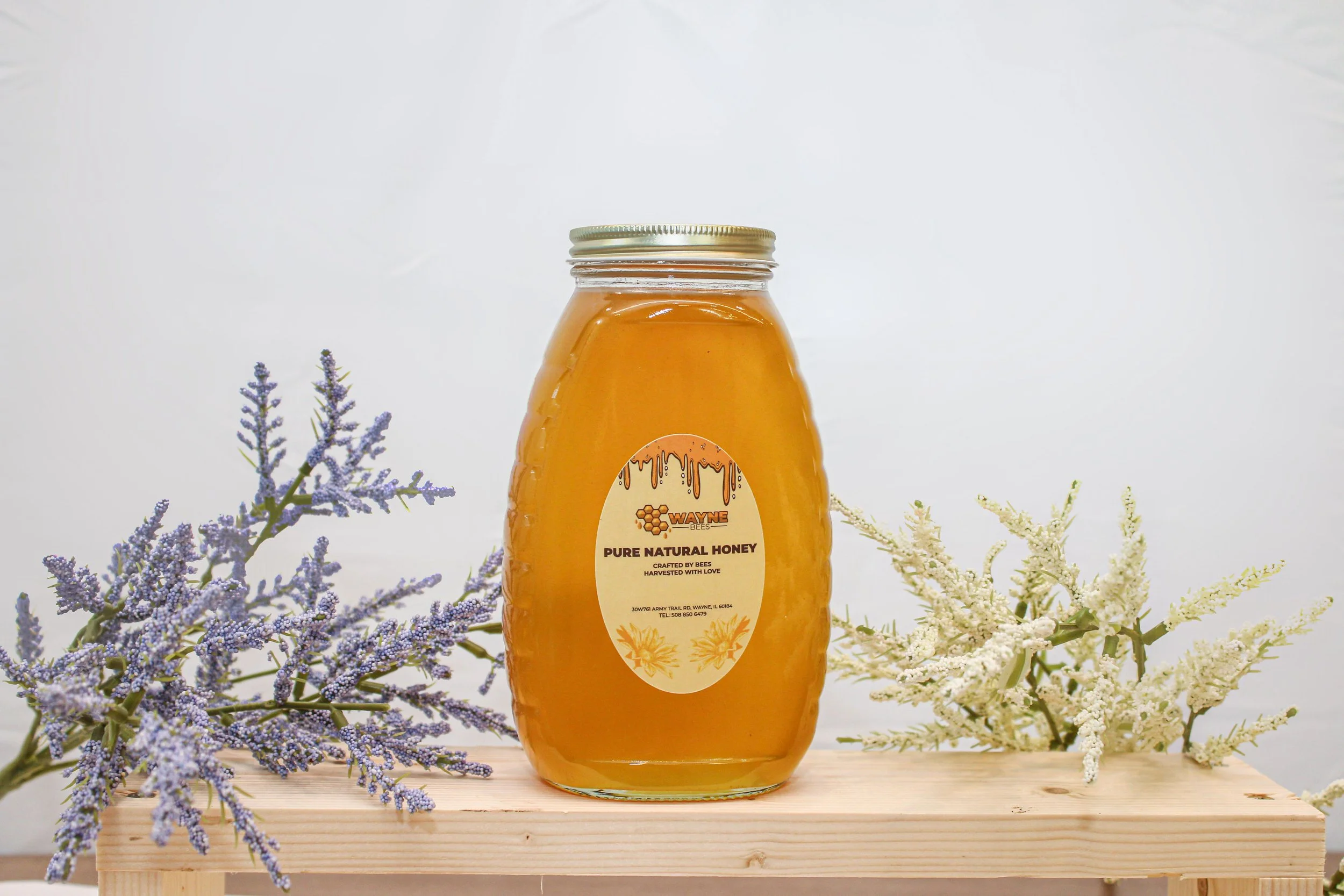 1lb Jar Summer Flowers Honey