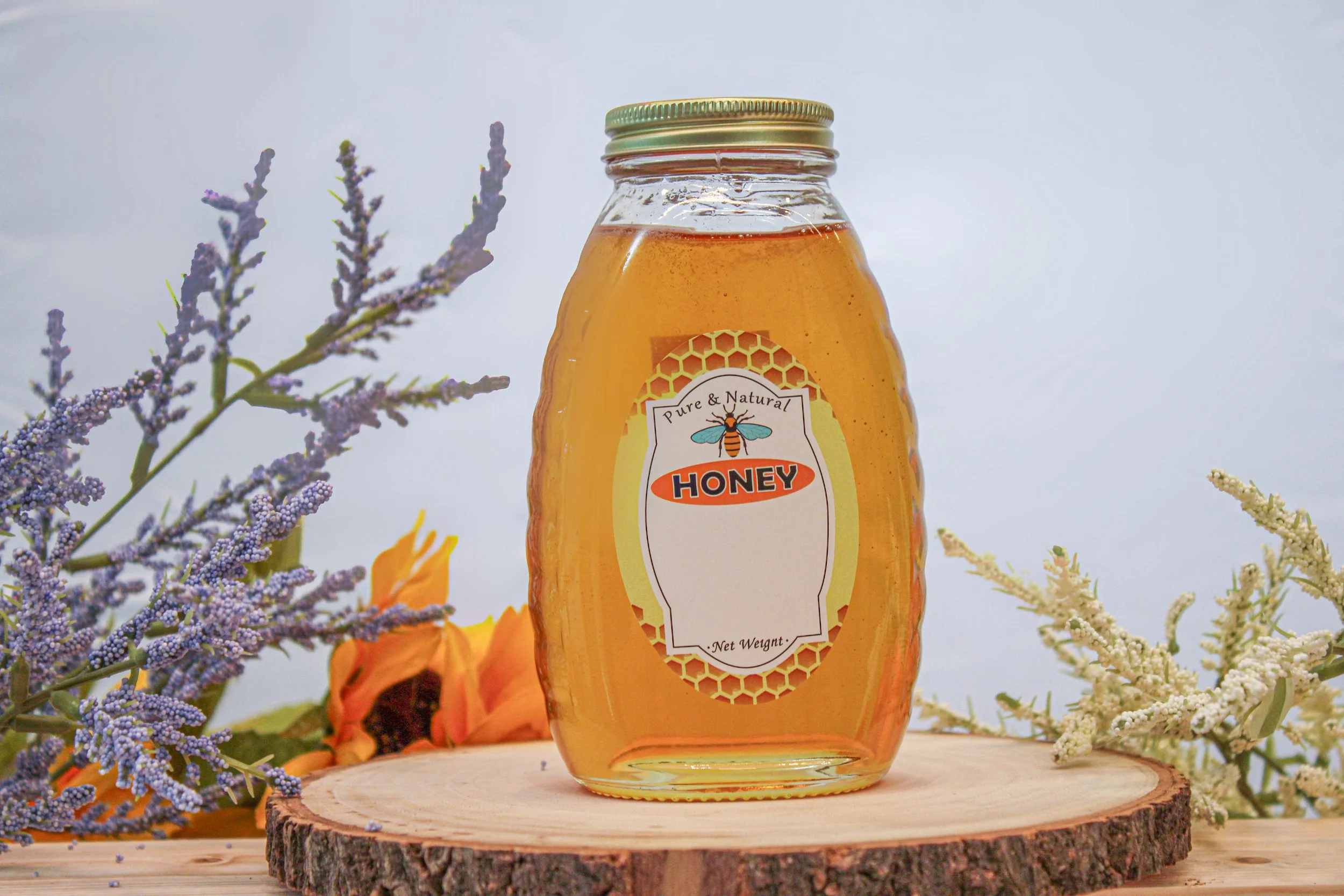 1lb Jar Spring Flowers Honey