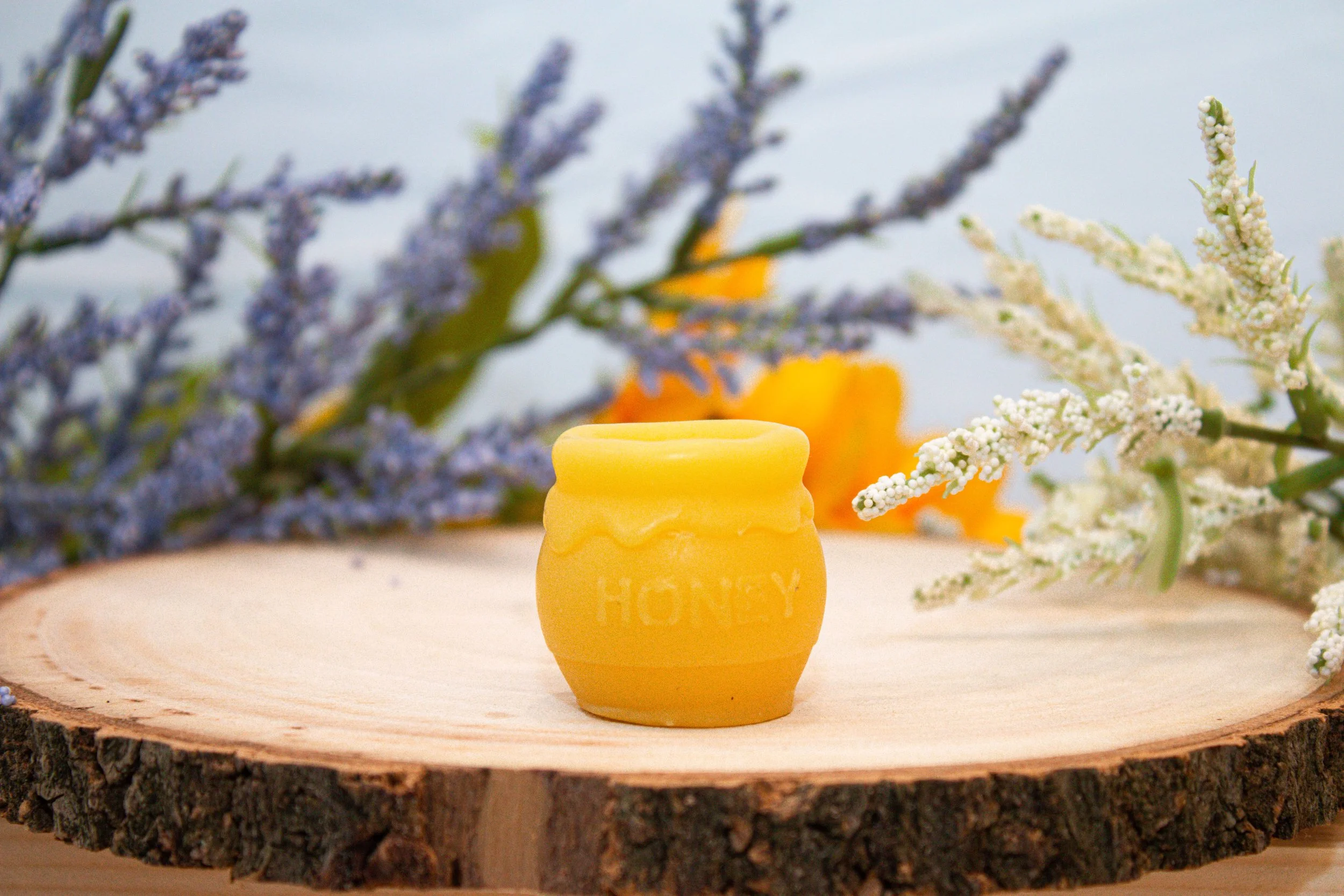 Pure Beeswax Honey Jar Candle