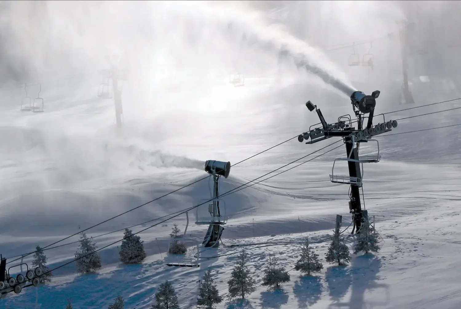 SMI Standard Polecat Snow Makers at Perfect North, IN