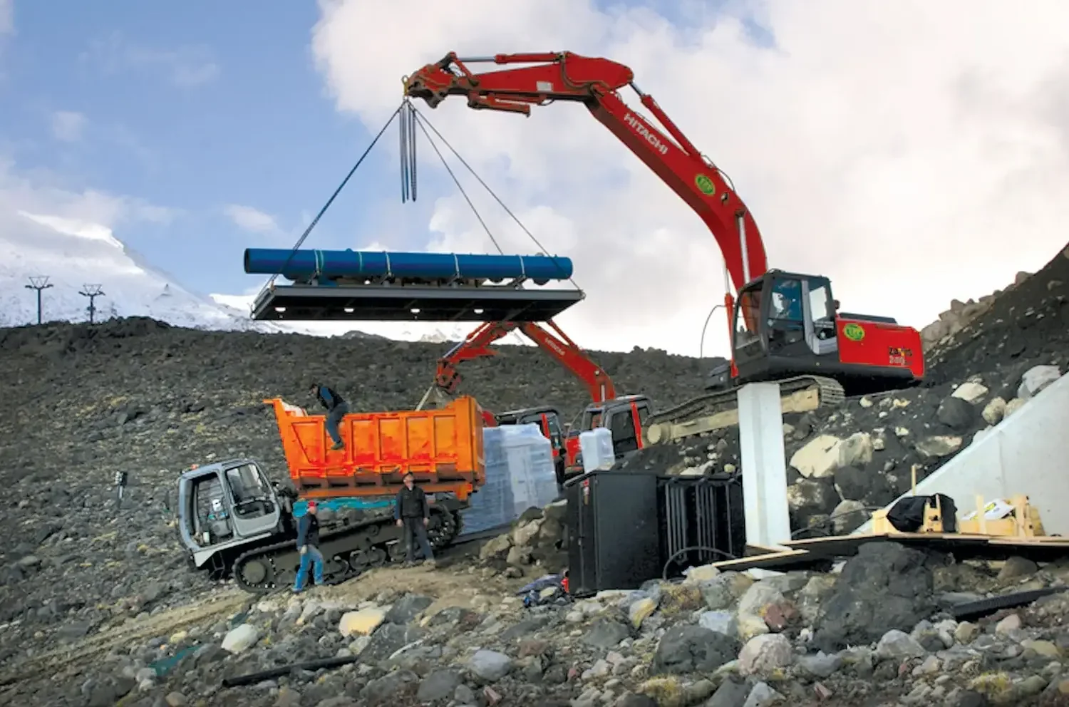 Snowmaking Pipeline Installation at Turoa, New Zealand