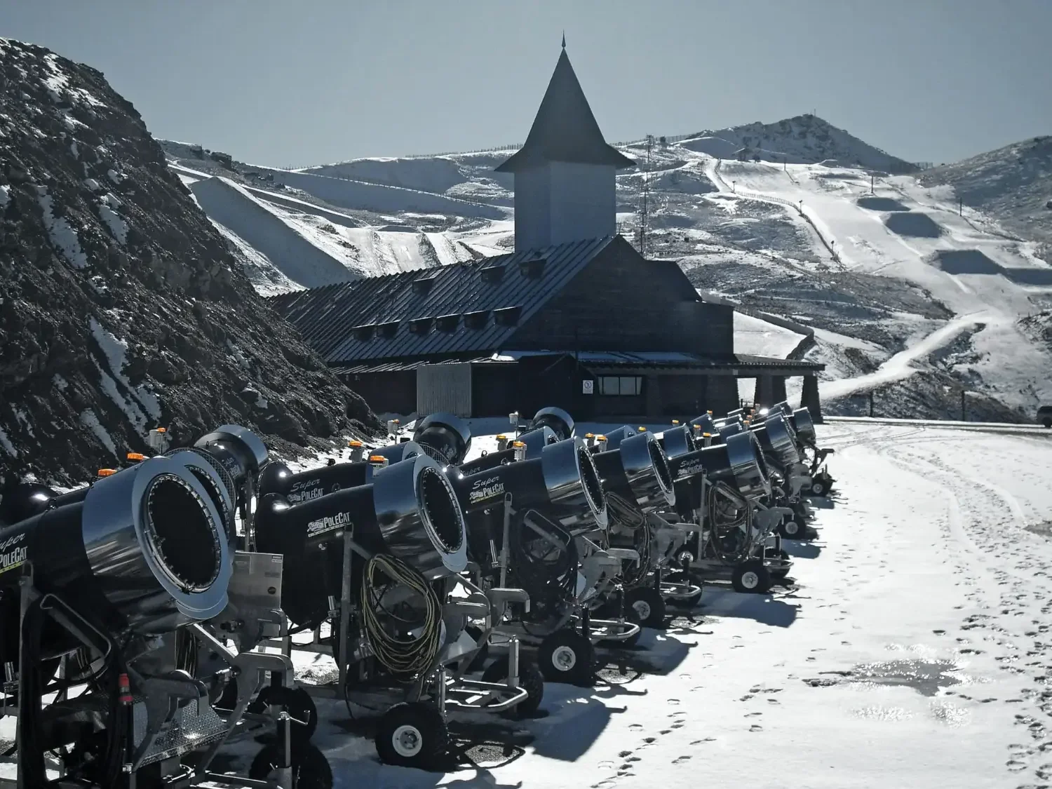 SMI Super and Standard Polecat Snowmakers at Cadrona, New Zealand