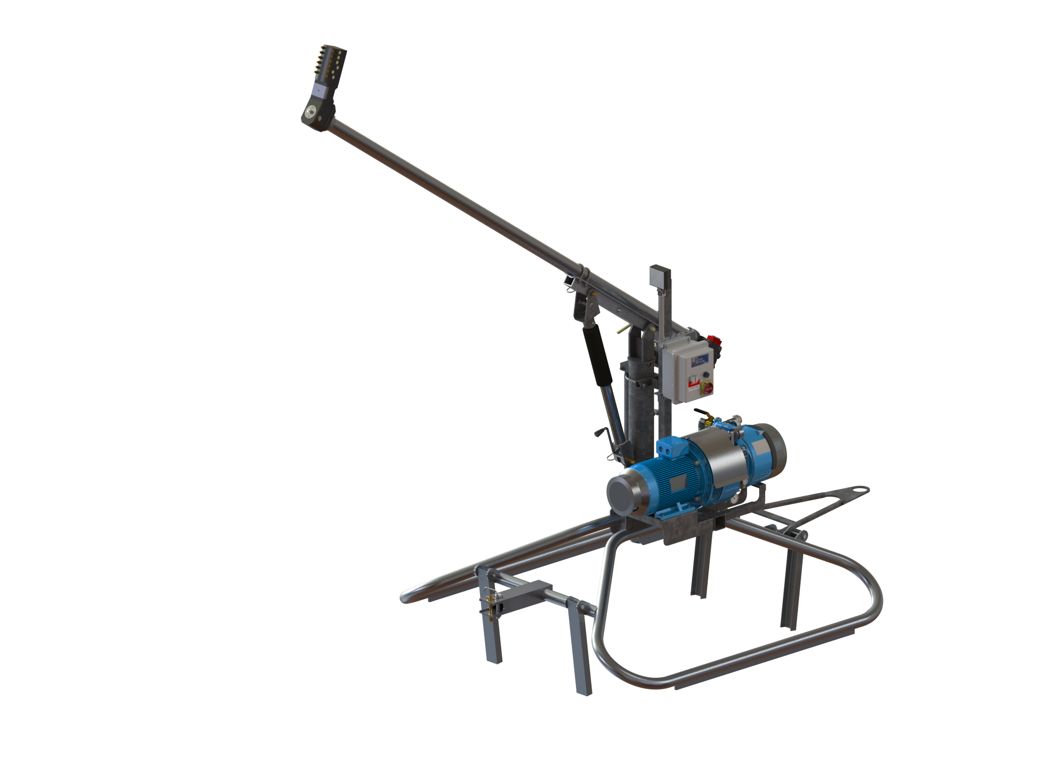 SMI Grizzly snowmaking stick echo sled mount.