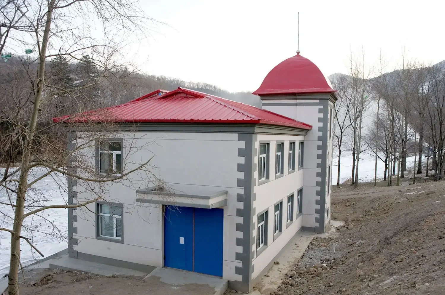 Snowmaking Pump House at Yabuli-Sun Mountain, China