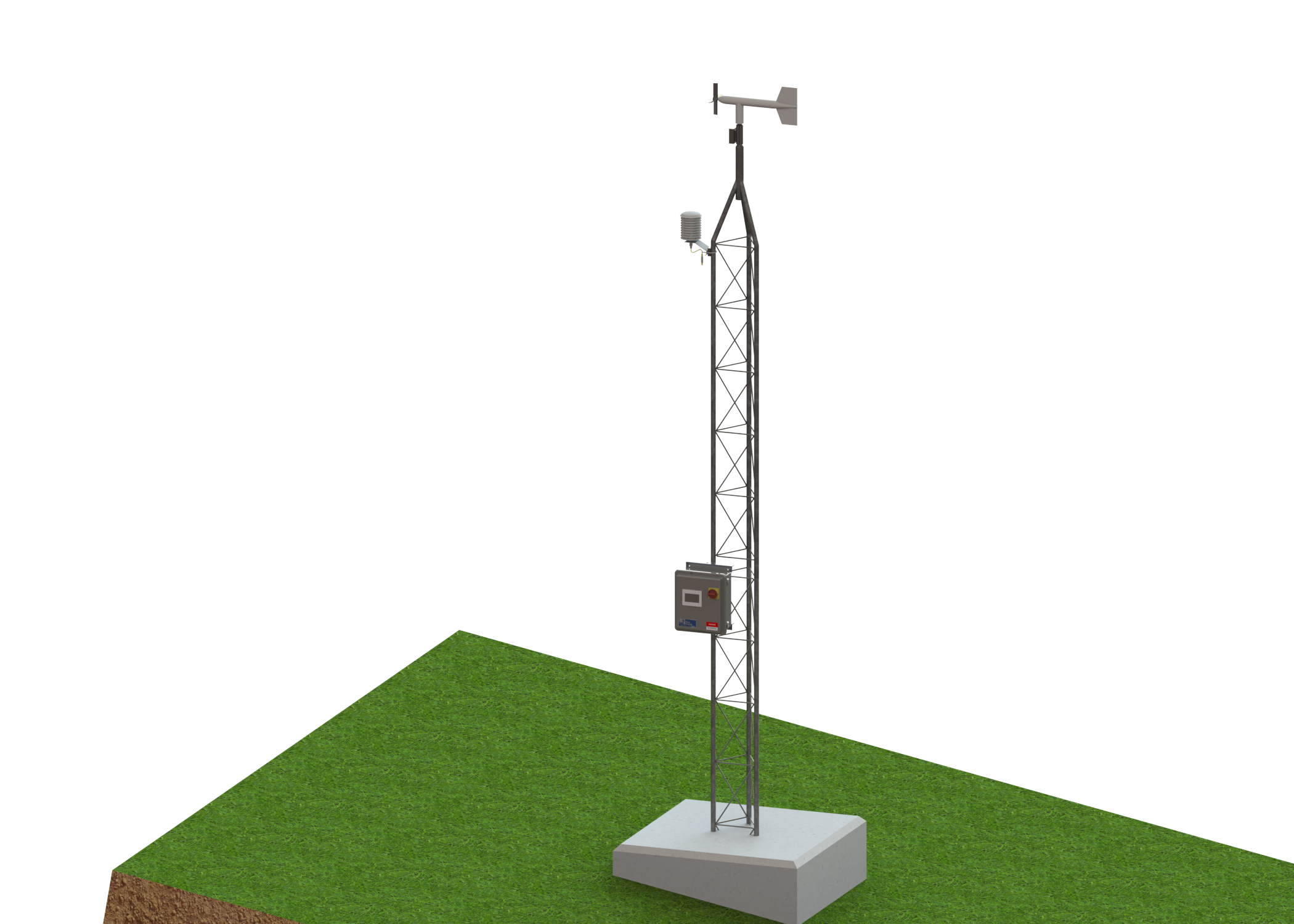 SMI Standalone Wind Weather Tower