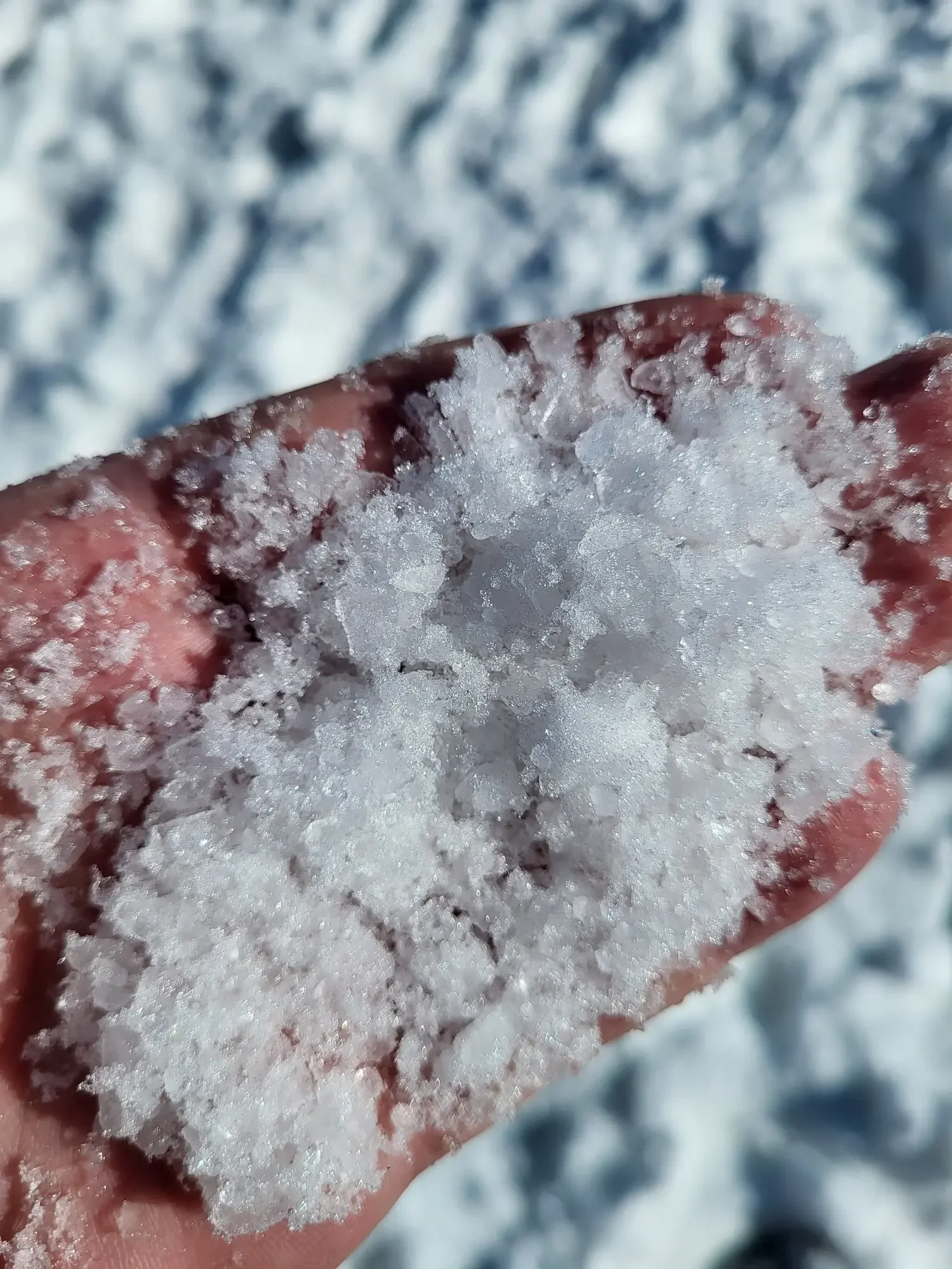 SMI All Weather Snowmaking System Latitude90 Close Up of snow quality