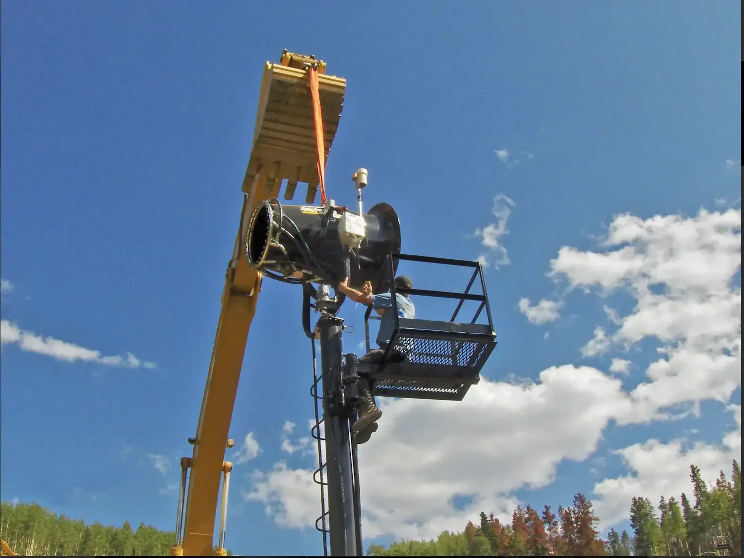 SMI Snowmakers Equipment Installation at Golden Peak, Vail CO