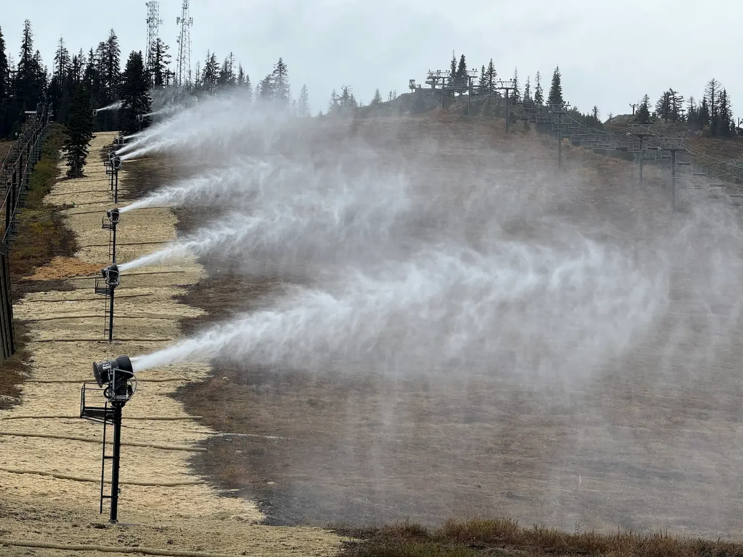 SMI Super Polecat Snowmakers on Denali Towers