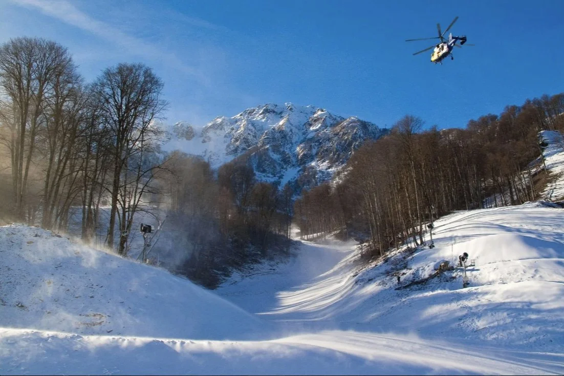 SMI Snowmakers Installing Equipment at Rosa Khutor, Russia