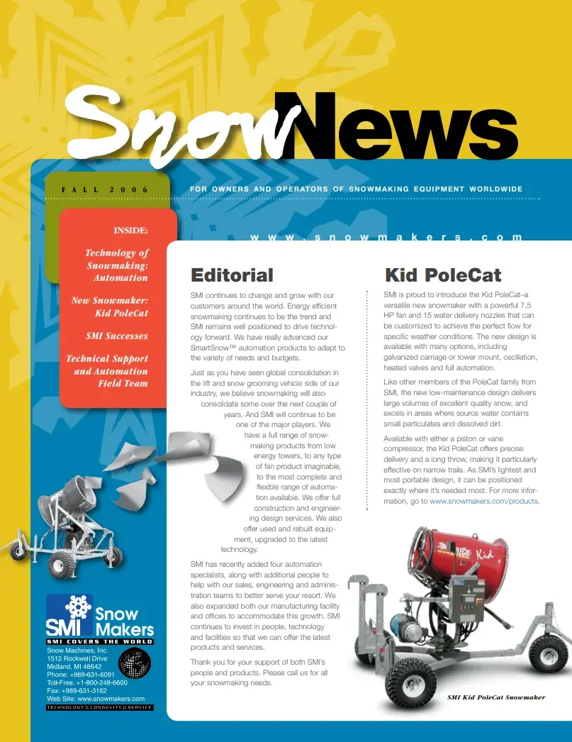 SMI SnowNews newsletter 2006-2007