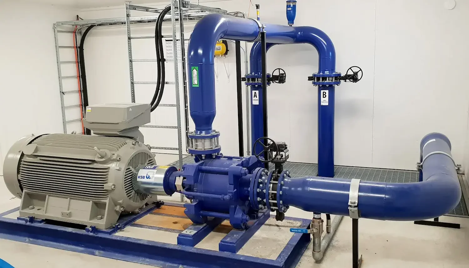 Snowmaking Pump Station at Ostersund, Sweden