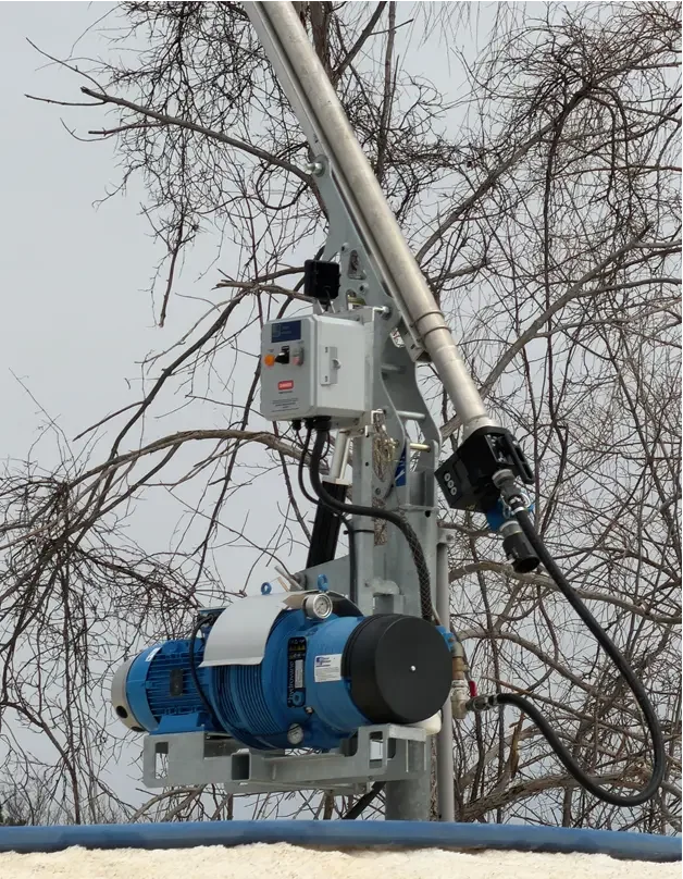 SMI On-Board Compressor Attached to A Snowmaking Stick
