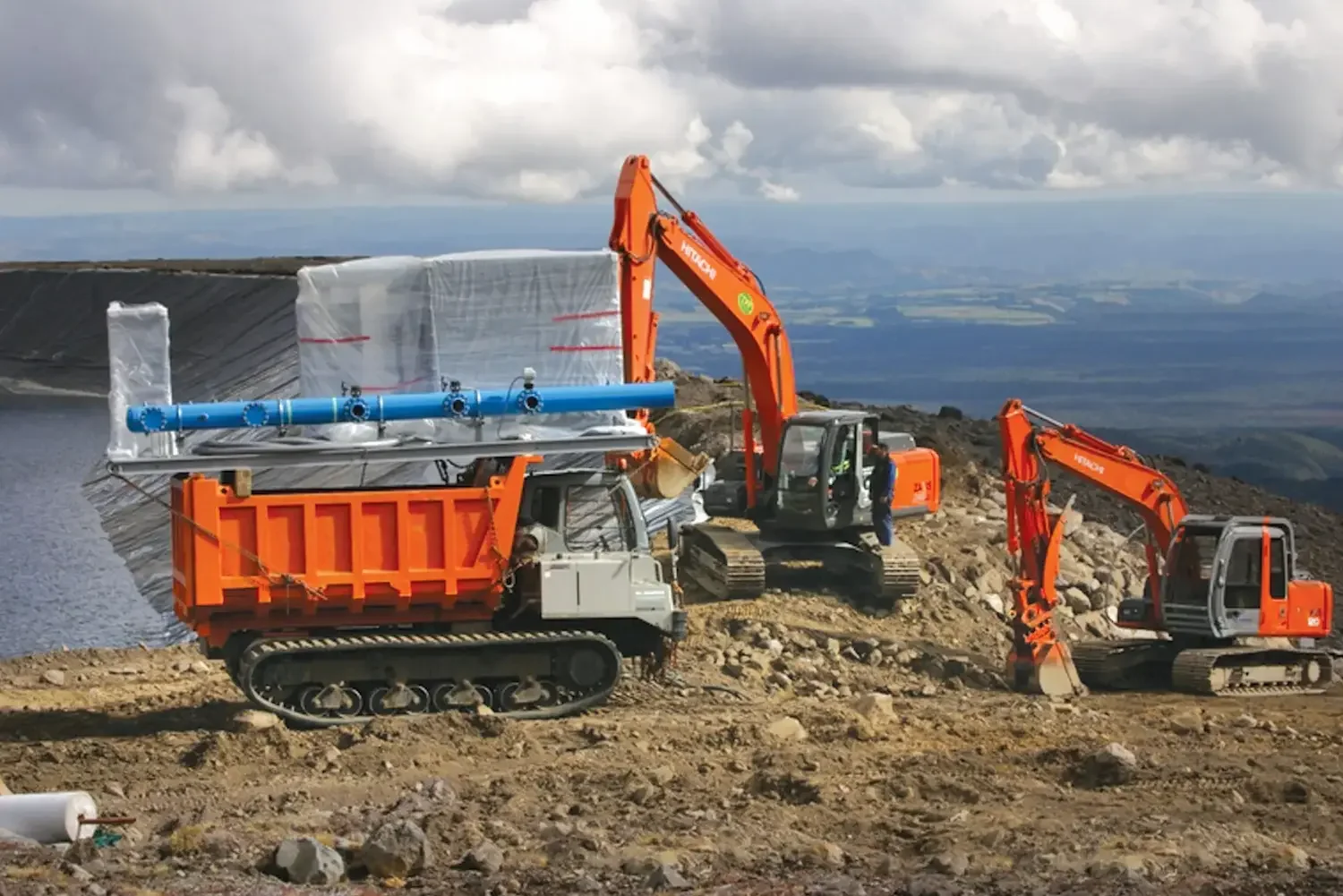 Snowmaking Pipeline Installation at Turoa, New Zealand