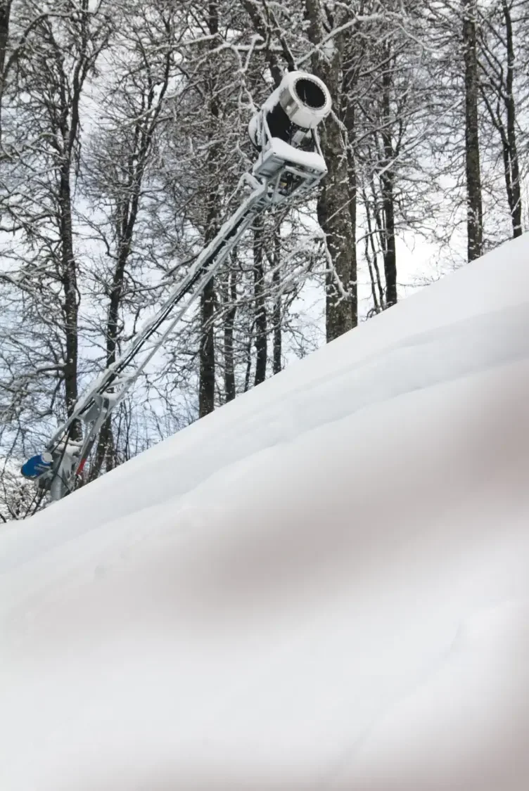 SMI Super Polecat snowmaker at Les Orres, France