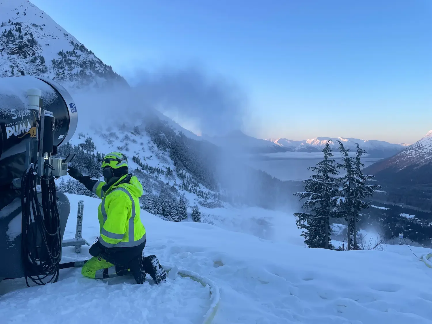SMI Super Puma Snowmaker | Alyeska Resort, AK