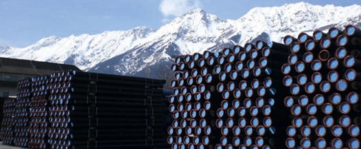 Duktus ductile piping for snowmakign applications