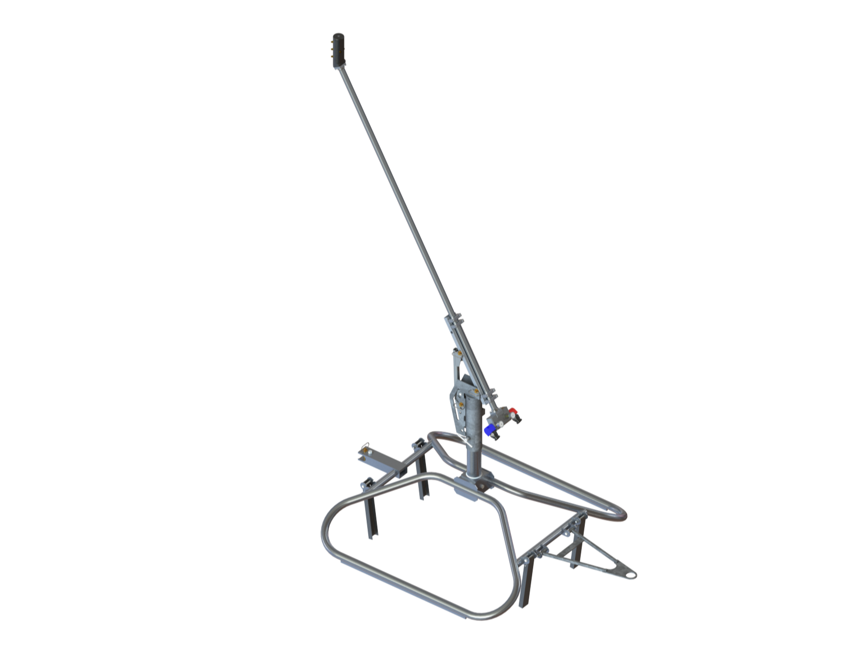 SMI Axis snowmaking stick echo sled mount