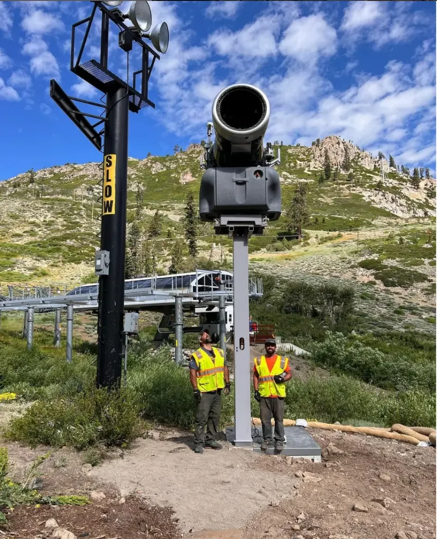 SMI Super Puma with a Concrete Snowmaking Vault