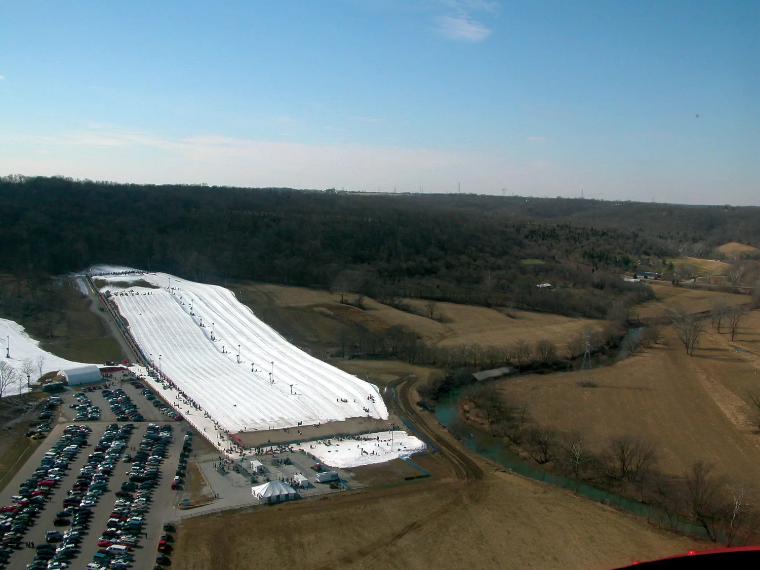 Perfect North's Tubing Area with SMI snow machines