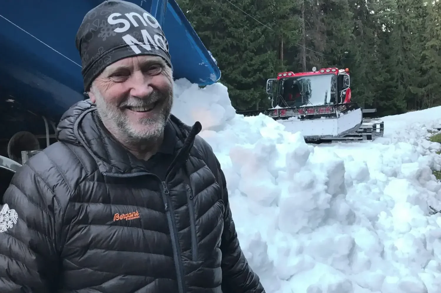 Snow Farming at Ostersund, Sweden