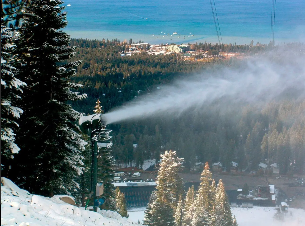 SMI Super Polecat snowmaker at Heavenly Valley, California